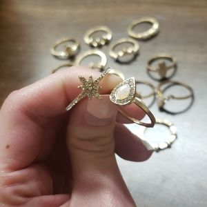 (15) Gold Rings